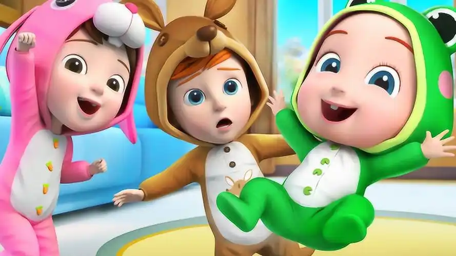 超级宝贝jojo 第89集:学动物跳,充满律动和刺激的蹦跳玩耍要注意宝宝