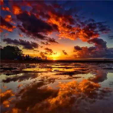 好看的日落风景头像高清最新