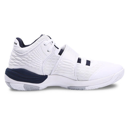 asics亚瑟士篮球鞋invade nova缓震耐磨实战场上球鞋男 白深蓝1061a