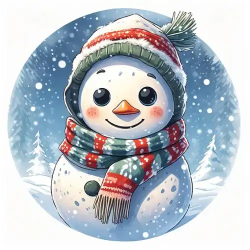 冬天来啦,换个可爱的雪人头像应应景吧～这里有一批超有趣的雪人头像