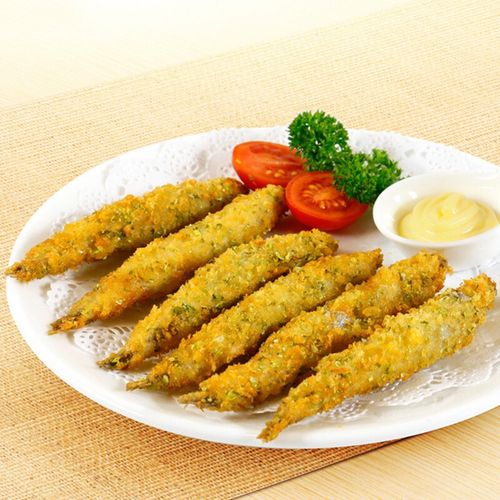 亚洲渔港海苔多春鱼800g裹粉多籽油炸休闲小吃多春鱼新