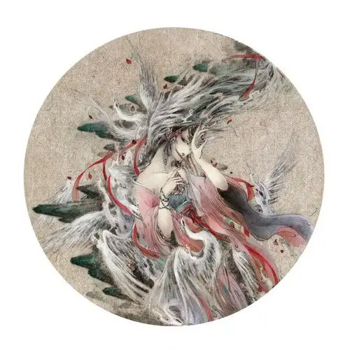 【中国百鬼:山鬼夔】····九歌·山鬼:"杳冥冥兮羌昼晦,东风飘兮