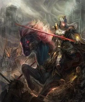 古代武将战场神驹良马将士出征图片