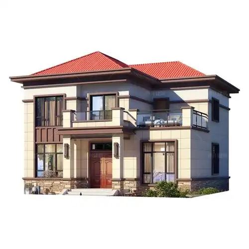 新中式二层别墅设计图"