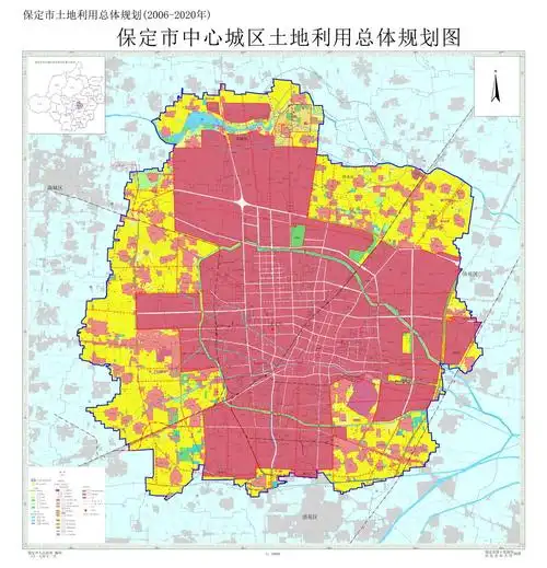保定市土地利用总体规划20062020年调整完善方案