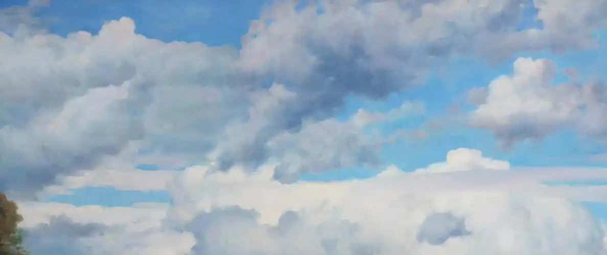 奥列格 西莫涅尼科 《秋晨》 布面油画