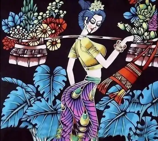 云南现代重彩画,偶然邂逅,无限惊叹,云南民族特色的精彩表现! - 抖音