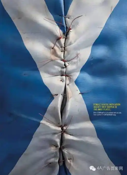 2015戛纳广告节平面类金奖(1):女性割礼并不仅仅发生在很远的地方