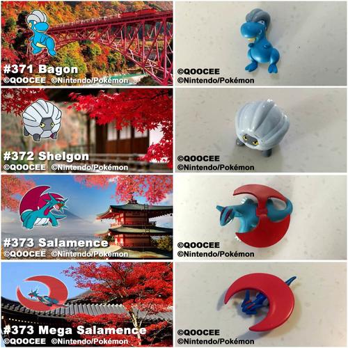 鹊城口袋妖怪-宠物小精灵福袋-宝贝龙-甲壳龙-暴蝾螈-mega暴飞龙