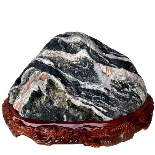 泰山石敢当天然原石奇石靠山石办公室客厅镇宅补角旺宅阳石大摆件