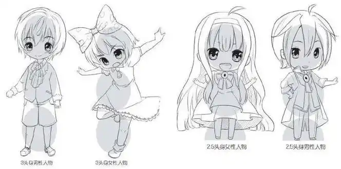 动漫人物上半身详细画法,超级全面!