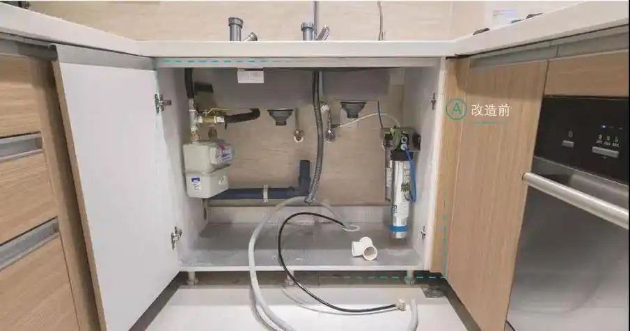 无需预留洗碗机水管