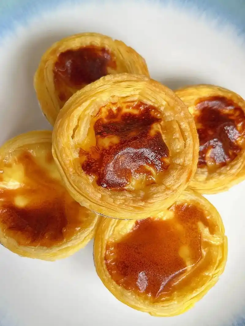 空气炸锅烤蛋挞真的是最简单的甜品了, - 抖音