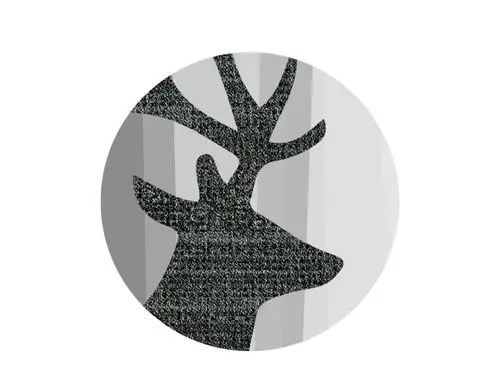 北欧简约唯美树林麋鹿电视沙发背景墙装饰画