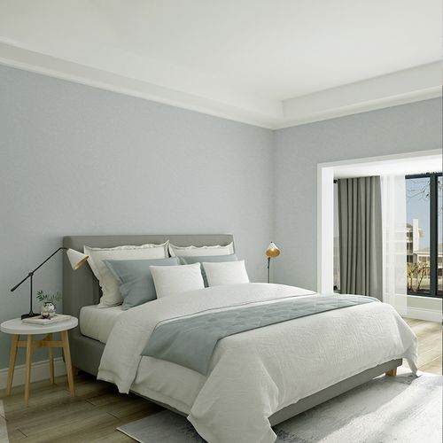 墙纸无纺布电视背景墙装饰壁纸灰色高级感现代简约客厅无缝全屋