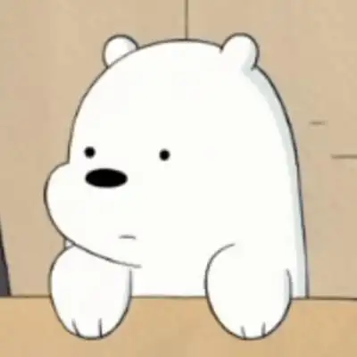 可爱头像白熊