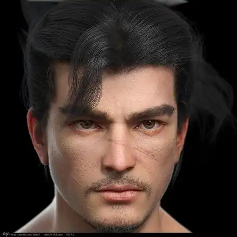 冷酷3d男头像 男生头像图片大全 -【爱个性】