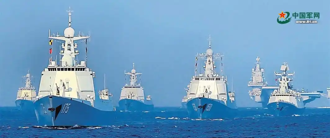 我们在战位报告长春舰纵横四海磨利剑风卷舰旗向深蓝