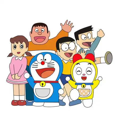 哆啦a梦全家福