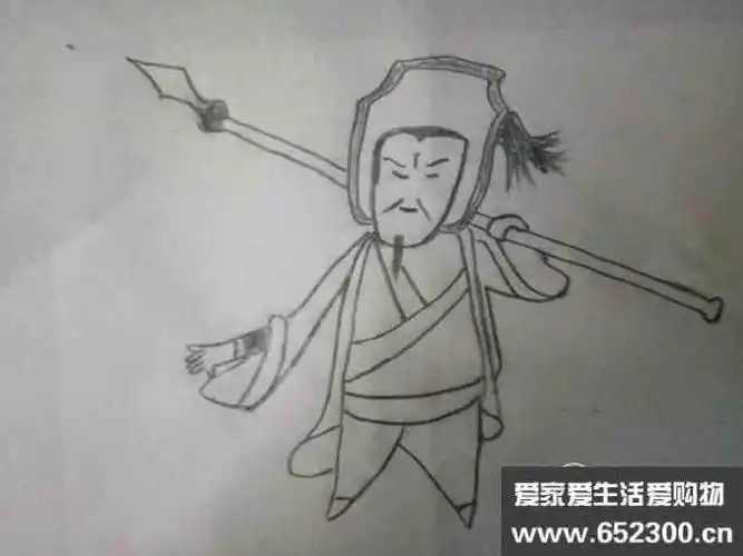 林冲的兵器简笔画