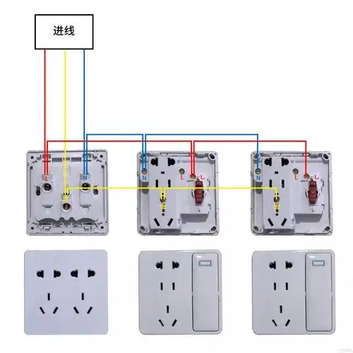 多个插座接线是否正确?每个插座能否单独控制吗?