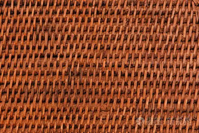 无缝的篮子表面纹理模式背景木藤柳条稻草篮手工编织纹理天然柳条纹理