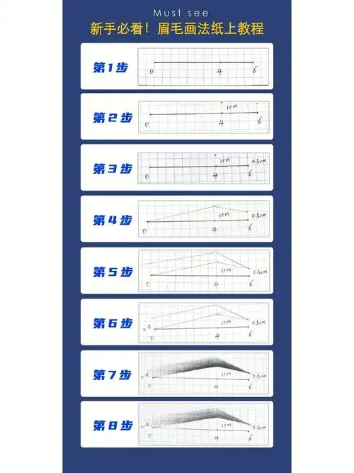 眉毛纸上画法教程新手必看