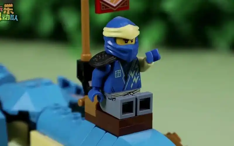 乐高幻影忍者,杰的雷电神龙【定格动画】