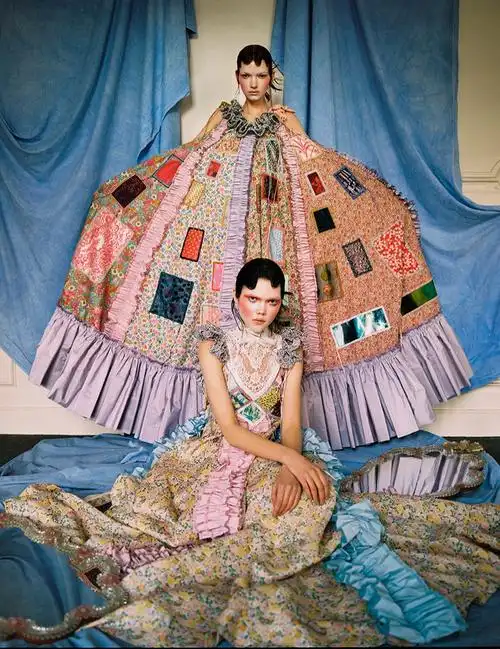 evasasha模特时装亮相vogue葡萄牙