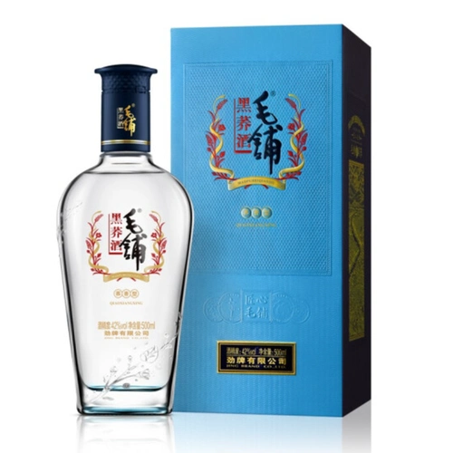 说到苦荞酒,名气最大的就是毛铺了,隶属劲牌旗下.