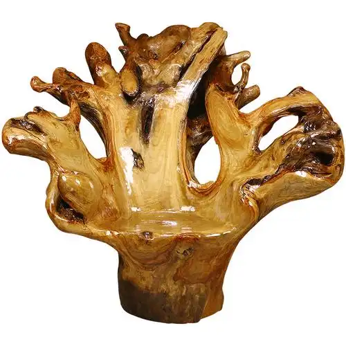 典艺艺阁香樟樟木整体实木树根手工雕刻根雕根雕凳子