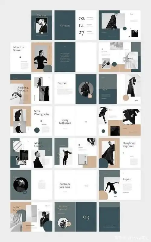 版式设计|简约类图文排版合集