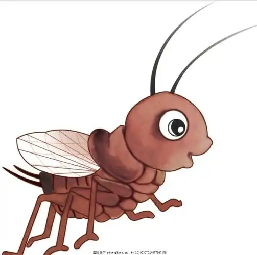 蟋蟀素描简笔画 - 简单简笔画