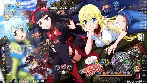 gate奇幻自卫队 win8.1主题 - 桌面主题 - 致美化