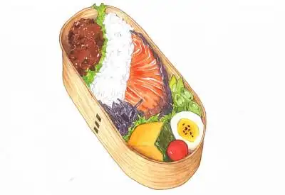 便当 手绘
