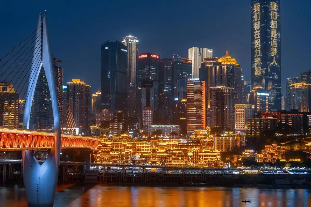 洪崖洞的夜景永远都是这么美丽