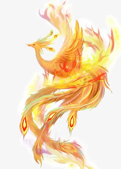 金色飞舞凤凰