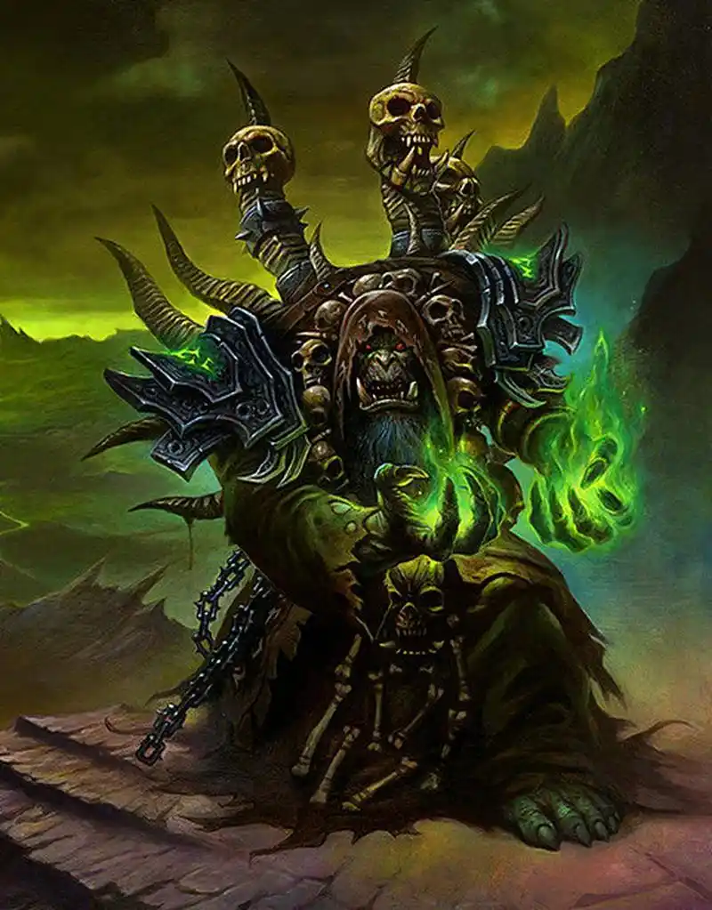 魔兽世界#  兽人是由泰坦造物-土灵赐与生命的智慧生命体-奥格瑞碌哪