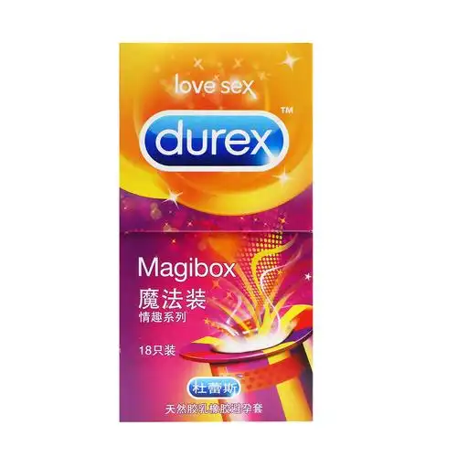 杜蕾斯魔法装凸点螺纹带刺避孕套大号套情趣安全套18只装成人用品
