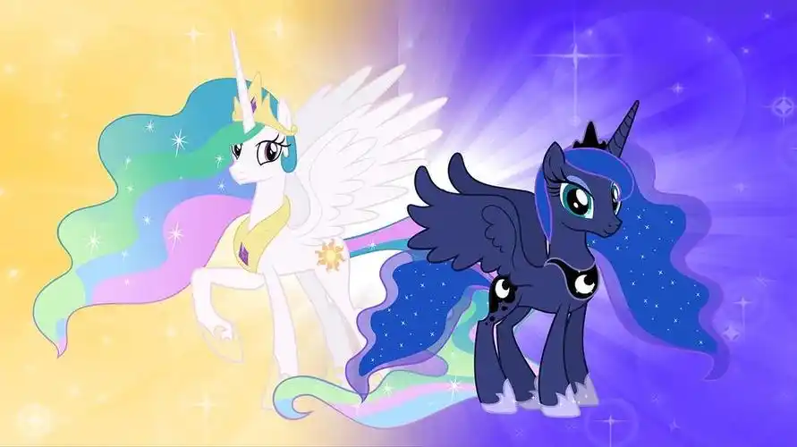 宇宙公主和月亮公主("公主"是小马国最高领导者)