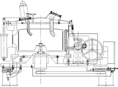 psbf800 平板式人工卸料大翻盖离心机