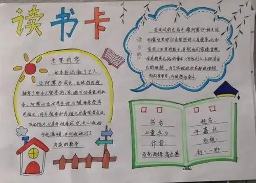 【行美在线】小小读书卡 浓浓读书情------市21中学开展读书卡展示