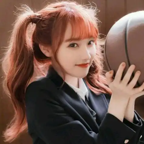 女明星扎双马尾头像 女生头像图片大全 -【爱个性】