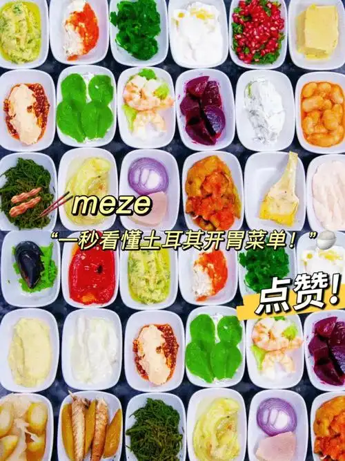 一秒教你看懂土耳其菜单开胃菜meze