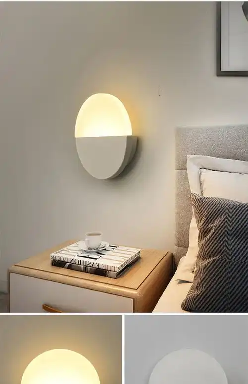 壁灯卧室床头灯简约现代北欧创意楼梯过道客厅背景墙装饰led灯具