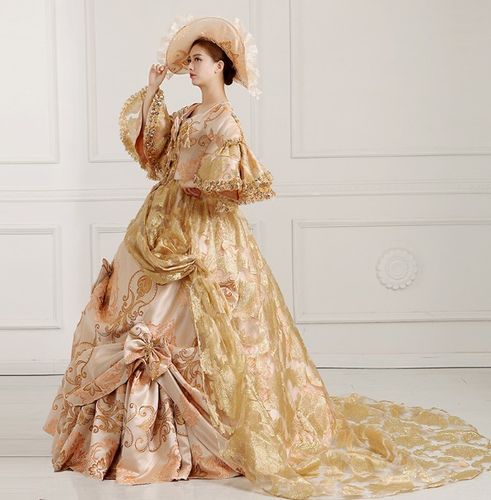 宫廷法国出租欧洲中世纪皇室女王王妃公主贵族民族服装