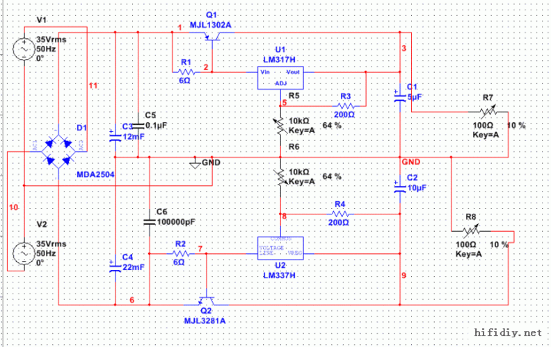 hifidiy论坛-用 lm317hv,lm337hv做功放稳压电源 - powered by discuz