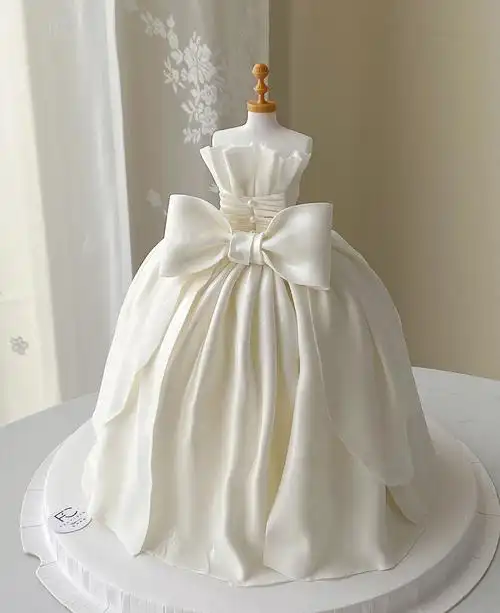 婚纱蛋糕求婚蛋糕