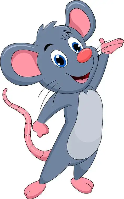 卡通可爱的老鼠