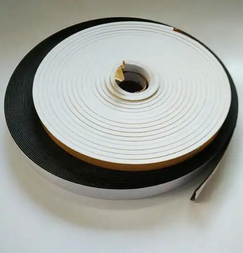 黑色自粘海绵条灯具密封泡棉胶条建筑工地防水密封胶条